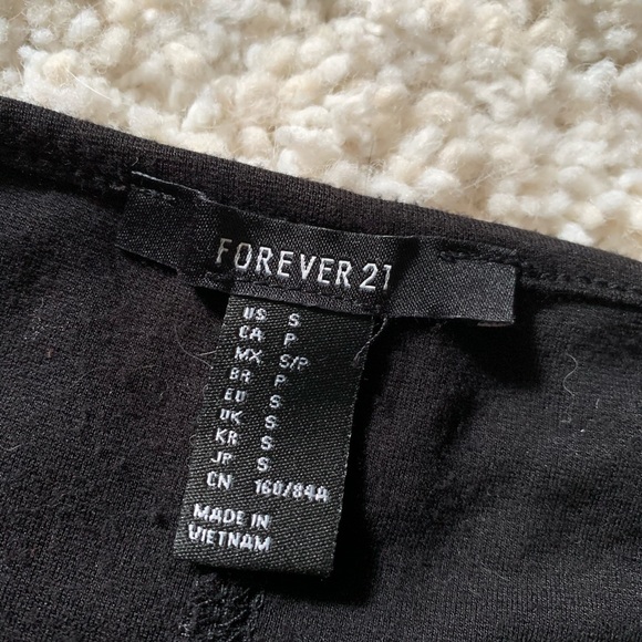 Black basic crop top - Picture 3 of 3